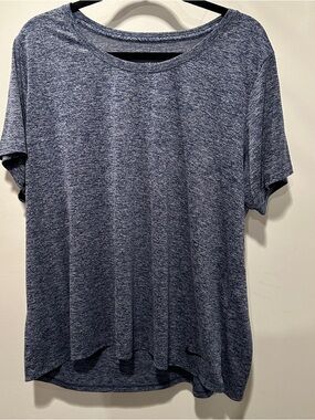 Nike Blue Heather Short Sleeve Performance Tee 2X